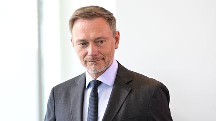 Christian Lindner, ex-ministre des Finances du gouvernement allemand, à Berlin, le 5 mai 2024. (TOBIAS SCHWARZ / AFP)