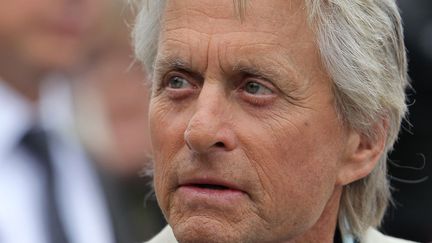 Michael Douglas sur la promenade des Planches à Deauville le 31 août 2013
 (CHARLY TRIBALLEAU / AFP)