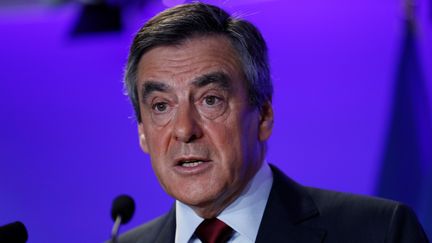 François Fillon présente ses vœux à la presse le 10 janvier 2017 (THOMAS SAMSON / AFP)