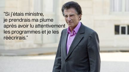 L'ancien ministre socialiste de l'Education craint que les langues anciennes soient "asphyxi&eacute;es" dans la r&eacute;forme, le 7 mai 2015 sur France Inter. (ALAIN JOCARD / AFP)