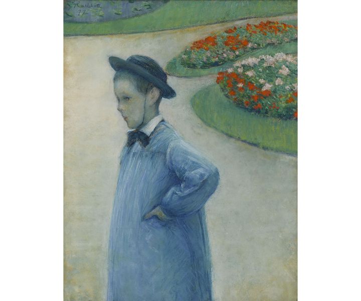 Gustave Caillebotte, "Portrait de Camille Daurelle dans le parc d'Yerres", 1887, pastel sur papier, legs Marie-Jeanne Daurelle, 2019 (Photo © RMN-Grand Palais (musée d'Orsay) / Patrice Schmidt)