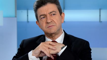 Le d&eacute;put&eacute; europ&eacute;en Jean-Luc M&eacute;lenchon sur le plateau de France 5, le 11 mars 2012. (IBO / SIPA)