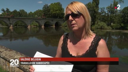 Valérie Delugin s'exprime dans un reportage diffusé sur France 2 le 12 juillet 2018. (FRANCE 2)