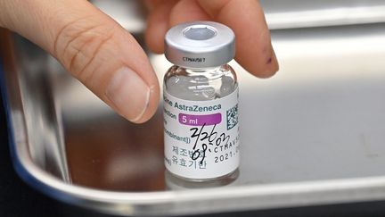 Une dose de vaccin AstraZeneca. (JUNG YEON-JE / POOL)