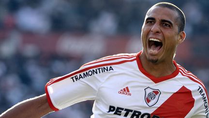 David Trezeguet sous les couleurs de River Plate, en 2012 (ALEJANDRO PAGNI / AFP)