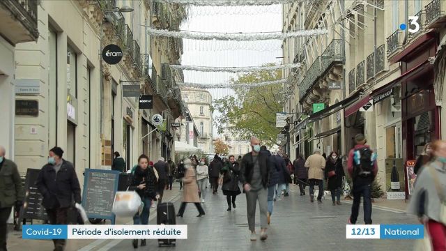 Covid-19 : la période d'isolement sera réduite à compter du lundi 3 janvier