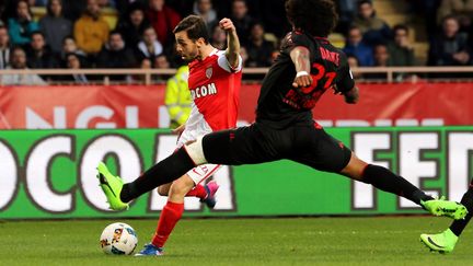 Monaco, à l'image de Bernardo Silva, a dominé les débats face à Nice (JEAN FRAN?OIS OTTONELLO / MAXPPP)