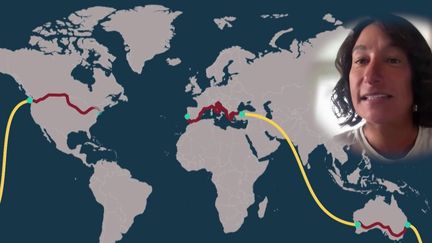 Elle a terminé son périple il y a quelques jours après deux ans et demi à courir à travers le globe.&nbsp;Marie&nbsp;Leautey&nbsp;a conclu son aventure en Australie, après avoir parcouru 28 300 km. (FRANCE 2)