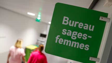 Le bureau des sages-femmes de l'hôpital Nord Franche-Comté, le 5 mars 2021. (MAXPPP)