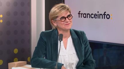 Audrey Louail, présidente de CroissancePlus, le 3 novembre 2022. (FRANCEINFO / RADIO FRANCE)