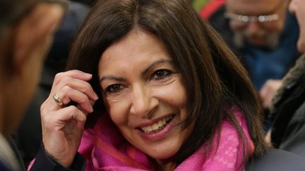 Anne Hidalgo en visite au Salon de l'agriculture, à Paris, le 1er mars 2018. (FRANCOIS PAULETTO / CROWDSPARK / AFP)