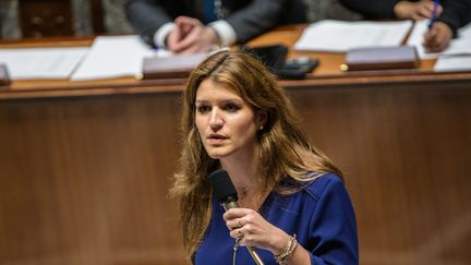 Marlène Schiappa, le 5 mars 2019, à l'Assemblée nationale.&nbsp; (MAXPPP)