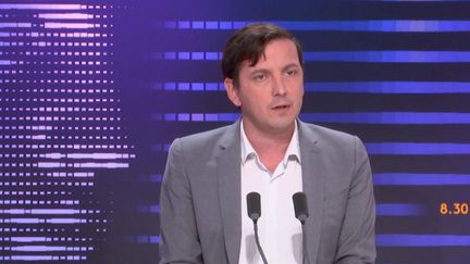 Aurélien Taché, député EELV du Val d'Oise, invité de franceinfo le mercredi 9 août 2023. (FRANCEINFO / RADIOFRANCE)