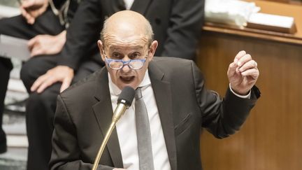 Le ministre des affaires étrangères Jean-Yves le Drian a salué ce mardi une "avancée historique" suite à l'adoption du plan de relance européen. (VINCENT ISORE / MAXPPP)