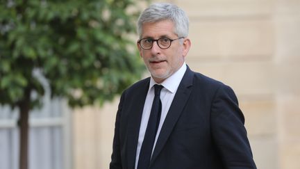 Frédéric Valletoux, le président de la Fédération hospitalière de France, le 18 septembre 2018. (LUDOVIC MARIN / AFP)