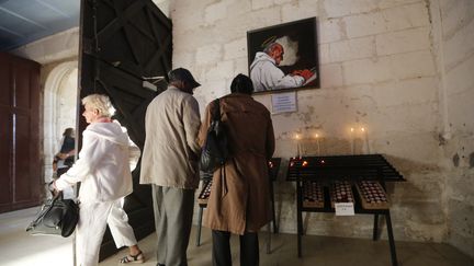 L'église de Saint-Etienne-du-Rouvray (Seine-Maritime) lors de sa réouverture, le 2 octobre 2016. (MAXPPP)