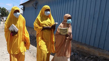 Des étudiantes dans un quartier de Mogadiscio.
 (ABDIRAZAK HUSSEIN FARAH / AFP)