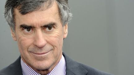 Le ministre du Budget, J&eacute;r&ocirc;me Cahuzac, &agrave; Bassens (Gironde), le 7 mars 2013.&nbsp; (JEAN-PIERRE MULLER / AFP)