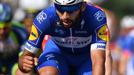 Le sprinteur colombien de la Quick-Step, Fernando Gaviria (DAVID STOCKMAN / BELGA MAG)