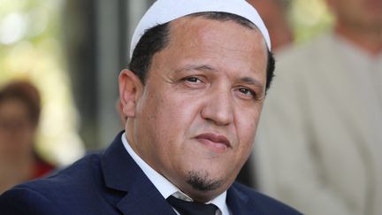 Hassen Chalghoumi, imam de Drancy et président de la conférence des imams de France, le 19 septembre 2018. (LUDOVIC MARIN / POOL/AFP)