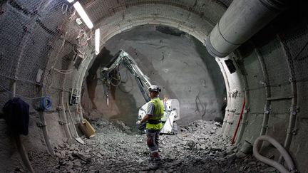 &nbsp; (Les travaux pour la construction de ce tunnel à 500 mètres de fond ont commencé il y a 15 ans © Reuters/Vincent Kessler)