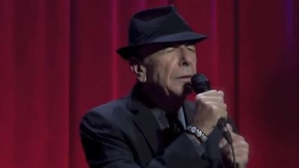 Leonard Cohen le 12 septembre 2013 à londres
 (Saisie écran)