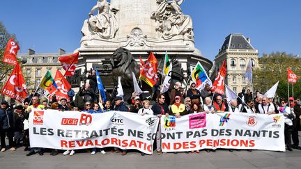 Une manifestation des retraités à Paris, le 11 Avril 2019. (JULIEN MATTIA / LE PICTORIUM / MAXPPP)