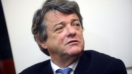 Jean-Louis Borloo &agrave; Marseille (Bouches-du-Rh&ocirc;ne), le 29 octobre 2012. (MAXPPP)