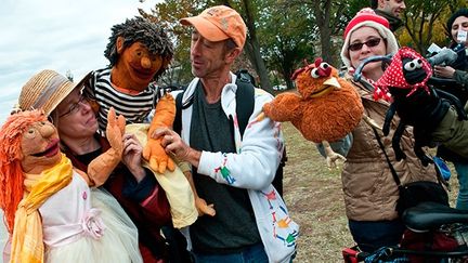 Les organisateurs ont récolté plus de 3300 dollars pour leur cause à travers une collecte de fonds en ligne. Ils espèrent obtenir 10 000 dollars. (AFP PHOTO/Nicholas KAMM)