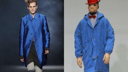 Ou en version moins indigo chez Ann Demeulemeester ou Walter Van Beirendonck. (AP / SIPA)