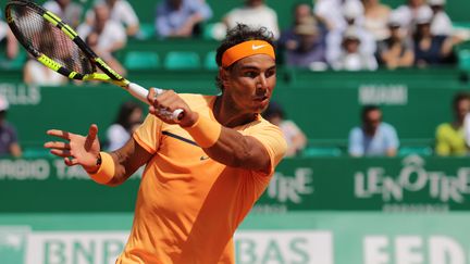 Le coup droit puissant de l'Espagnol Rafael Nadal  (CITIZENSIDE/ANNE GUARDIOLA / CITIZENSIDE)