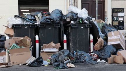 La préfecture de police des Bouches-du-Rhône a ordonné, vendredi 21 janvier, le rétablissement de la collecte des poubelles à Marseille. (CAPTURE ECRAN FRANCE 2)