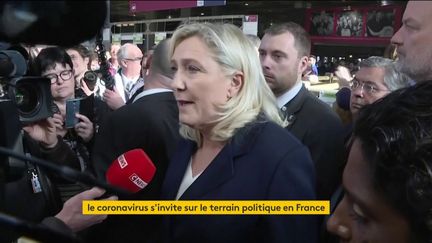 Marine Le Pen au Salon de l'agriculture (FRANCEINFO)