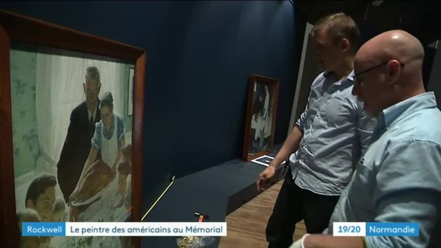 Rockwell arrive au Mémorial de Caen