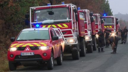 Incendie en Gironde : la pluie a aidé les pompiers à ralentir le feu (FRANCE 3)