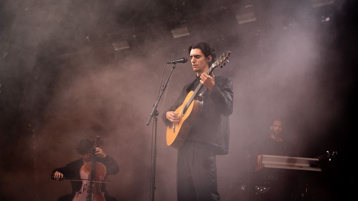 L'artiste belge Tamino s'est produit au festival Rock en Seine, le samedi 26 août 2023. (ASTRID STAES)