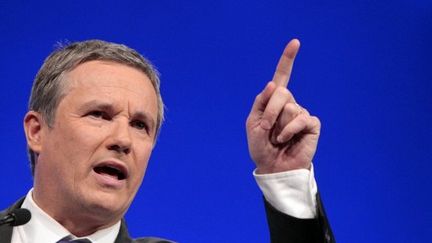 Nicolas Dupont-Aignan (25 mars 2012) (KENZO TRIBOUILLARD / POOL / AFP)