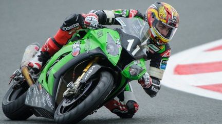 Lloris Baz sur la Kawasaki N.11 (SEBASTIEN BOZON / AFP)