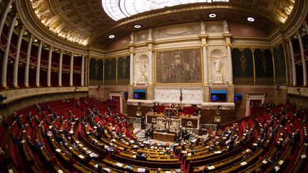 L'hémicycle de l'Assemblée nationale, le 25 novembre 2015. (YANN BOHAC / CITIZENSIDE / AFP)