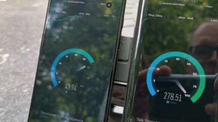 La 5G permet de multiplier la vitesse de transmission des données (CAPTURE D'ÉCRAN)