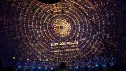 Dubaï, 1er octobre 2021. Photo prise le 30 septembre 2021, lors de la cérémonie d'ouverture de l'Expo 2020 Dubaï, exposition retardée en raison de la crise sanitaire. (XINHUA / NEWS AGENCY / MAXPPP)