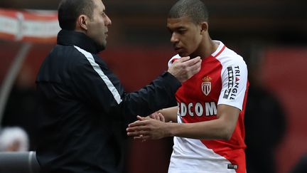 Leonardo Jardim a loué la bonne prestation de Kylian Mbappé (VALERY HACHE / AFP)