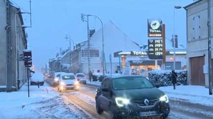 Neige : Pont-Sainte-Maxence, une ville au ralenti