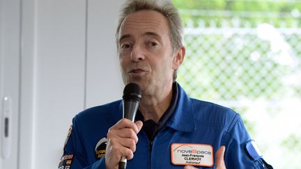 L'astronaute français Jean-François Clervoy, le 5 mai 2015 à Bordeaux. (JEAN-PIERRE MULLER / AFP)