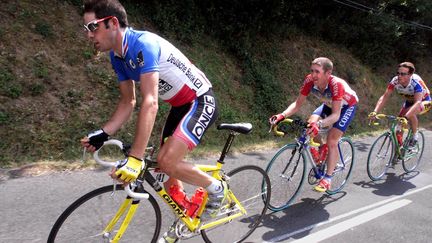 Le cycliste Laurent Jalabert, le 24 juillet 1998, lors du Tour de France. (PATRICK KOVARIK / AFP)