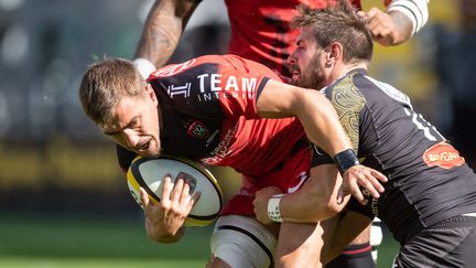 Toulon n'a pas su forcer le verrou de La Rochelle (XAVIER LEOTY / AFP)