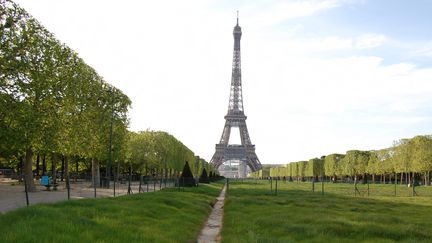 La tour Eiffel en avril 2020.&nbsp; (CLÉMENCE GOURDON NEGRINI / FRANCE-BLEU PARIS)