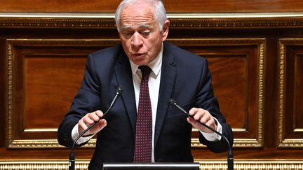 Le sénateur François Patriat, le 31 janvier 2024. (MIGUEL MEDINA / AFP)