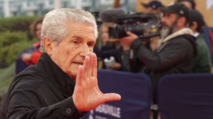 Le cinéaste Claude Lelouch à Deauville (Clavados) pour le festival du film américain, le 7 septembre 2019 (DANIEL FOURAY / MAXPPP)