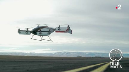 Un prototype de taxi volant. (France 2)